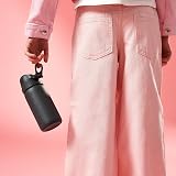 Ion8 Lightweight Steel Kids Water Bottle 400ml Grey Leak Proof Dishwasher Safe view 8