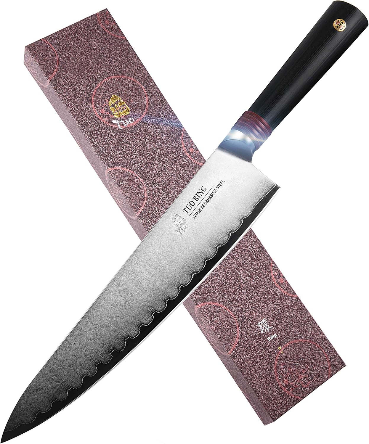 TUO Chefs Knives Damascus Kitchen Chef's Knife Japanese