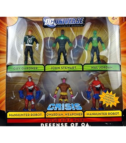 Amazon.com: DC Universe 6-Pack Superman, Booster Gold, Wonder