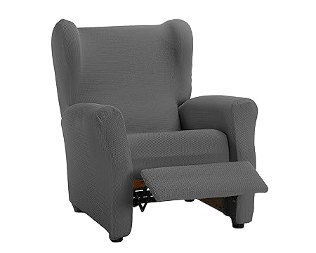 Martina Home Schutzhülle aus elastischem Sessel Modell Tunez Bezug für Relax-Sessel 32x42x8 cm grau