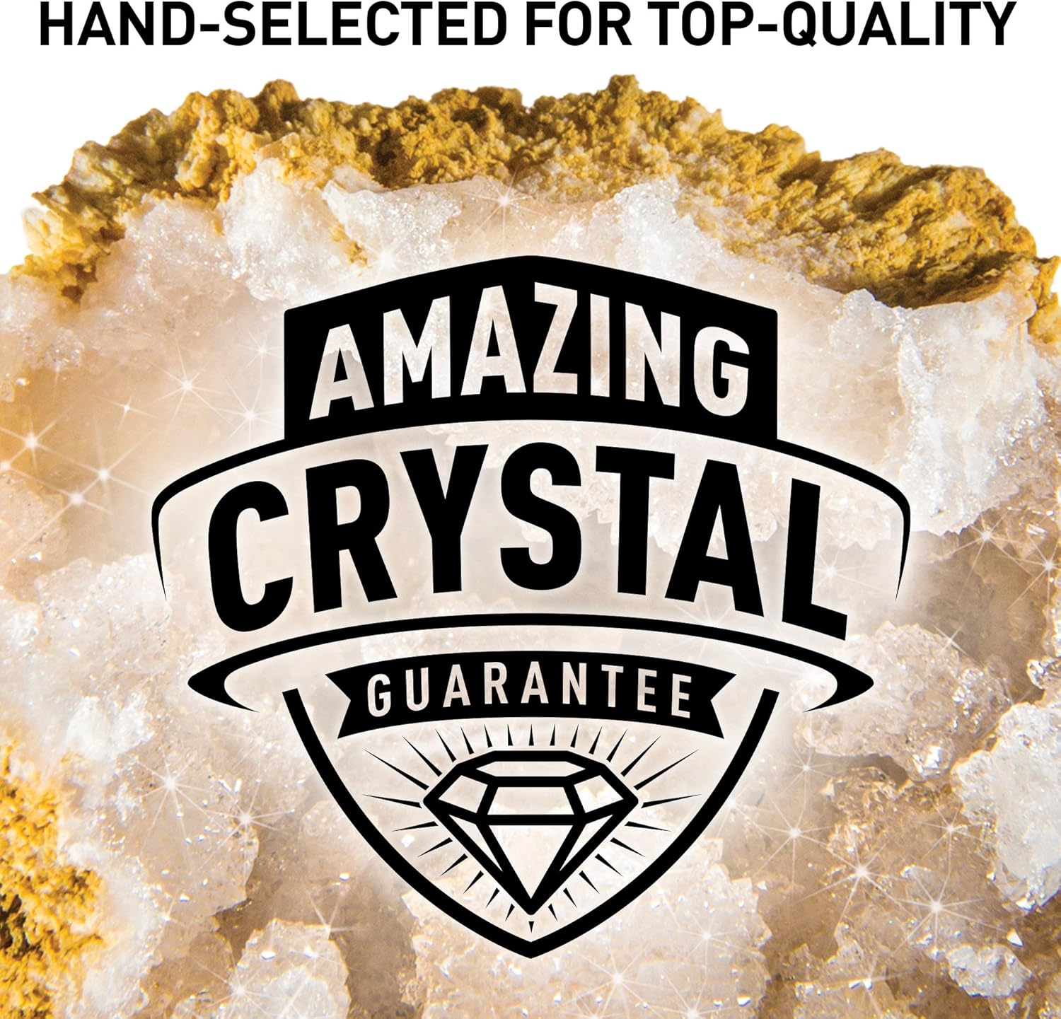 National Geographic Break Open 10 Premium Geodes – Includes Goggles, Detailed Learning Guide & 2 Display Stands - Great Stem Science Gift for Mineralogy & Geology Enthusiasts of Any Age: Toys & Games