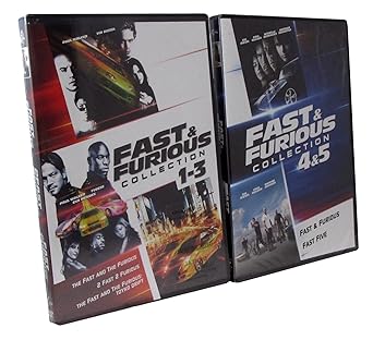 Amazon Com Fast And Furious Movies 1 5 The Fast And The Furious 2 Fast 2 Furious The Fast And The Furious Tokyo Drift Fast Furious Fast Five A Collection Of All