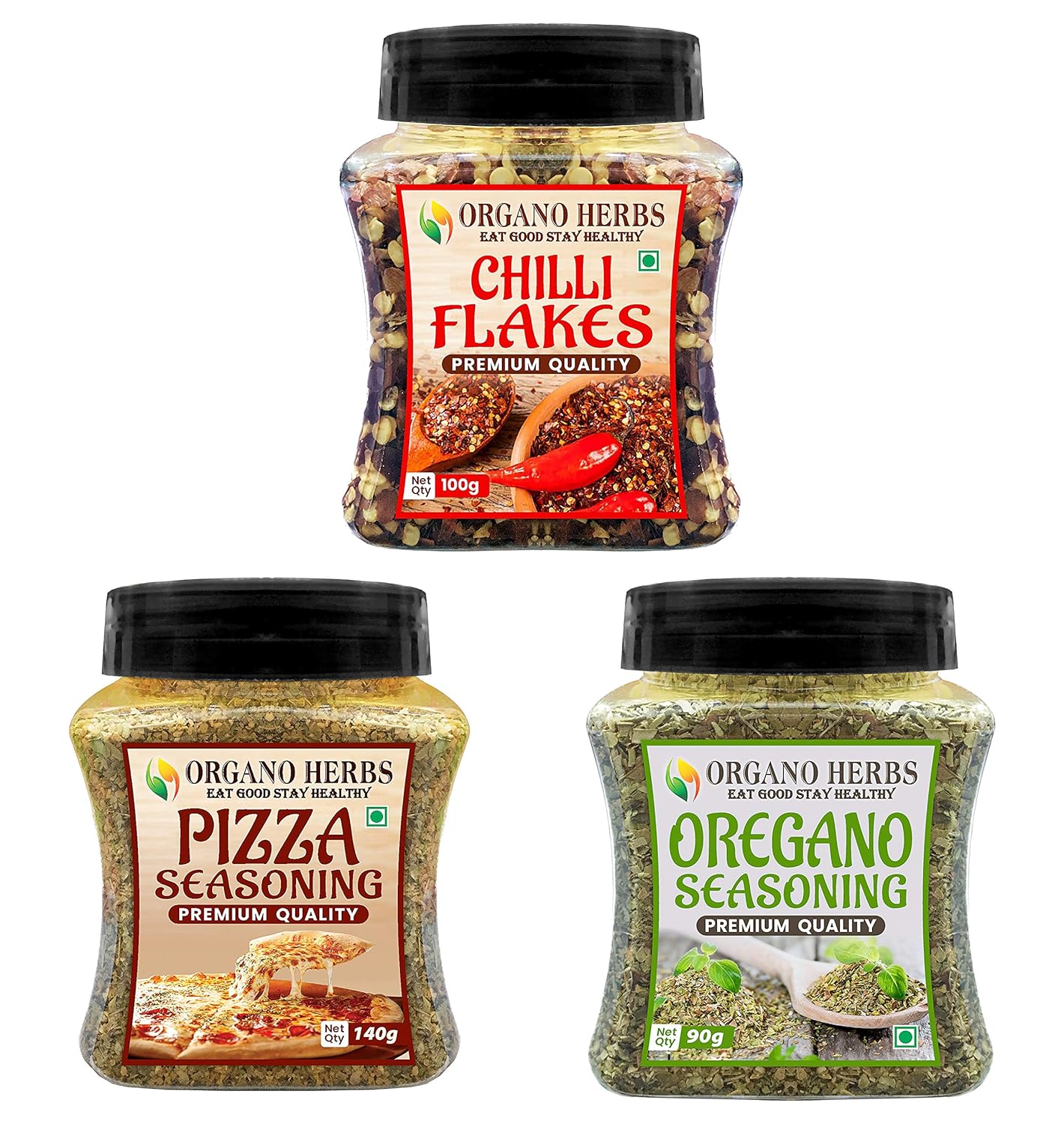 Organo Herbs Chilli Flakes ,Oregano Seasoning ,Pizza Seasoning Pack