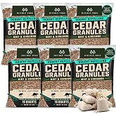 Double Tree Rodent Repellent Pouches, 360 Refills - 36 Refillable Mouse Repellent Pouches + 42 lb Cedar Granules, Mint Cinnamon, Mice &amp; Rats, Home RV Garage Car Basement, Indoor &amp; Outdoor, 96 Qt
