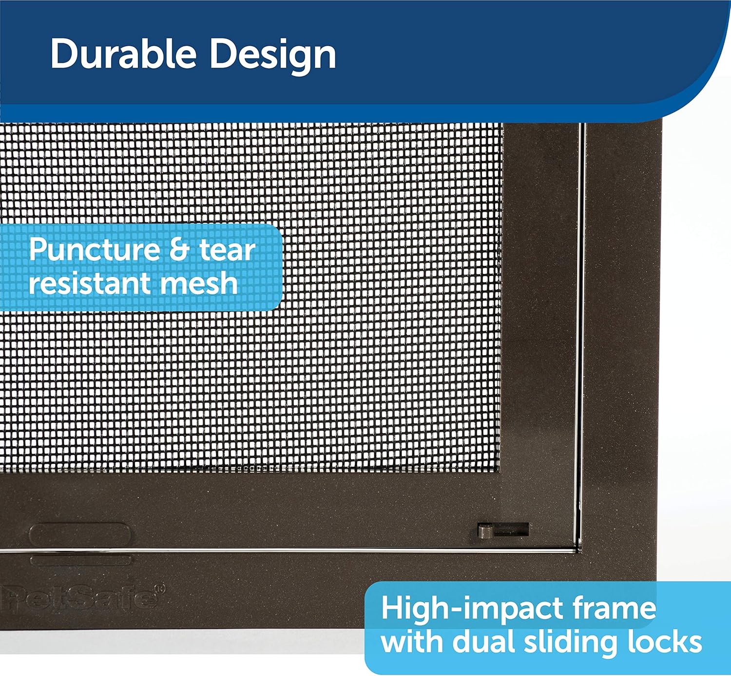 PetSafe Pet Screen Door - Dog and Cat Flap for Screen Door, Large, Window, Storm Door and Porch Use : Pet Supplies