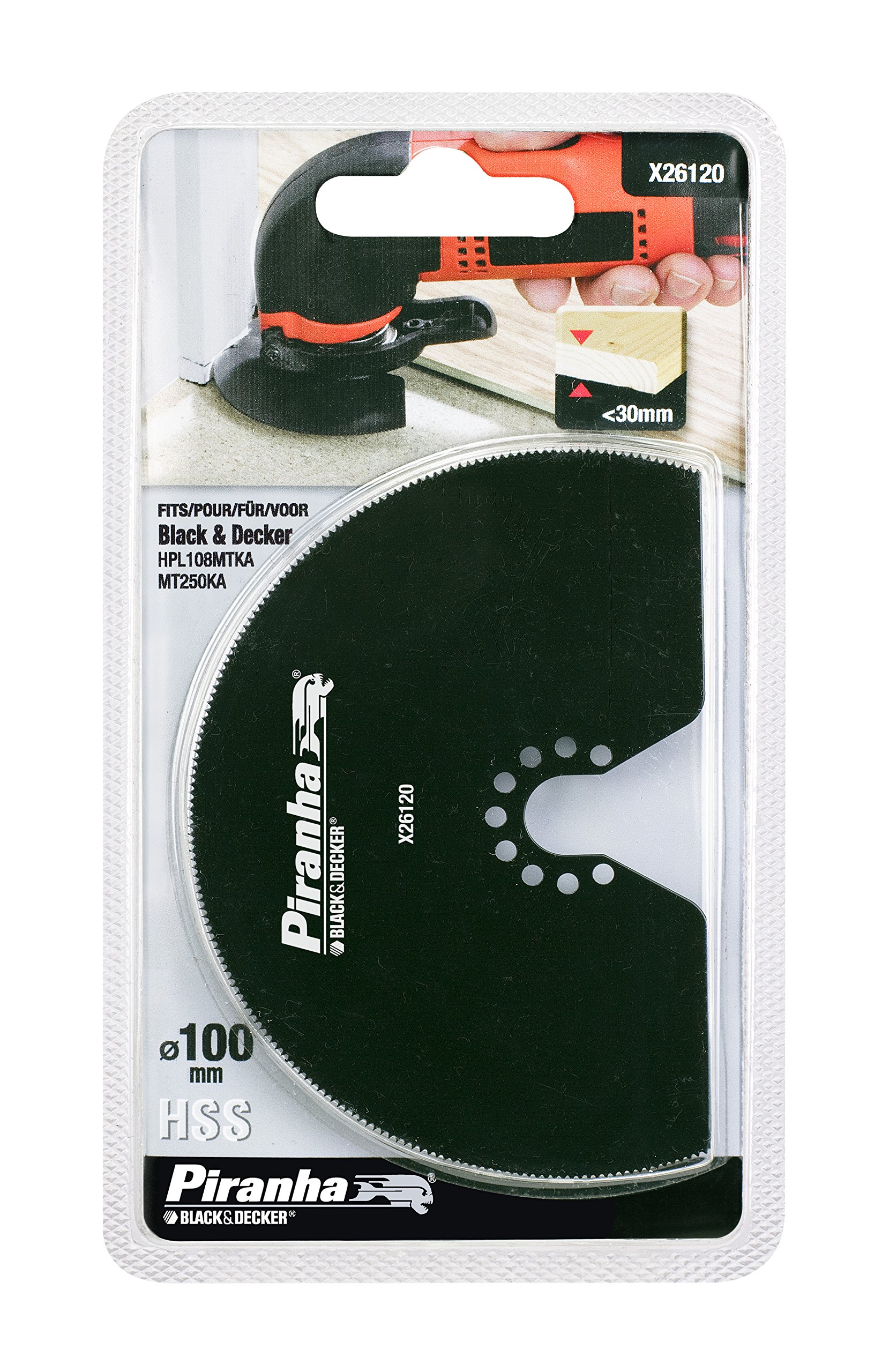 Piranha X26120-XJ 1 x 100mm 21TPI HSS Precision Flush Cut Wood/ Metal