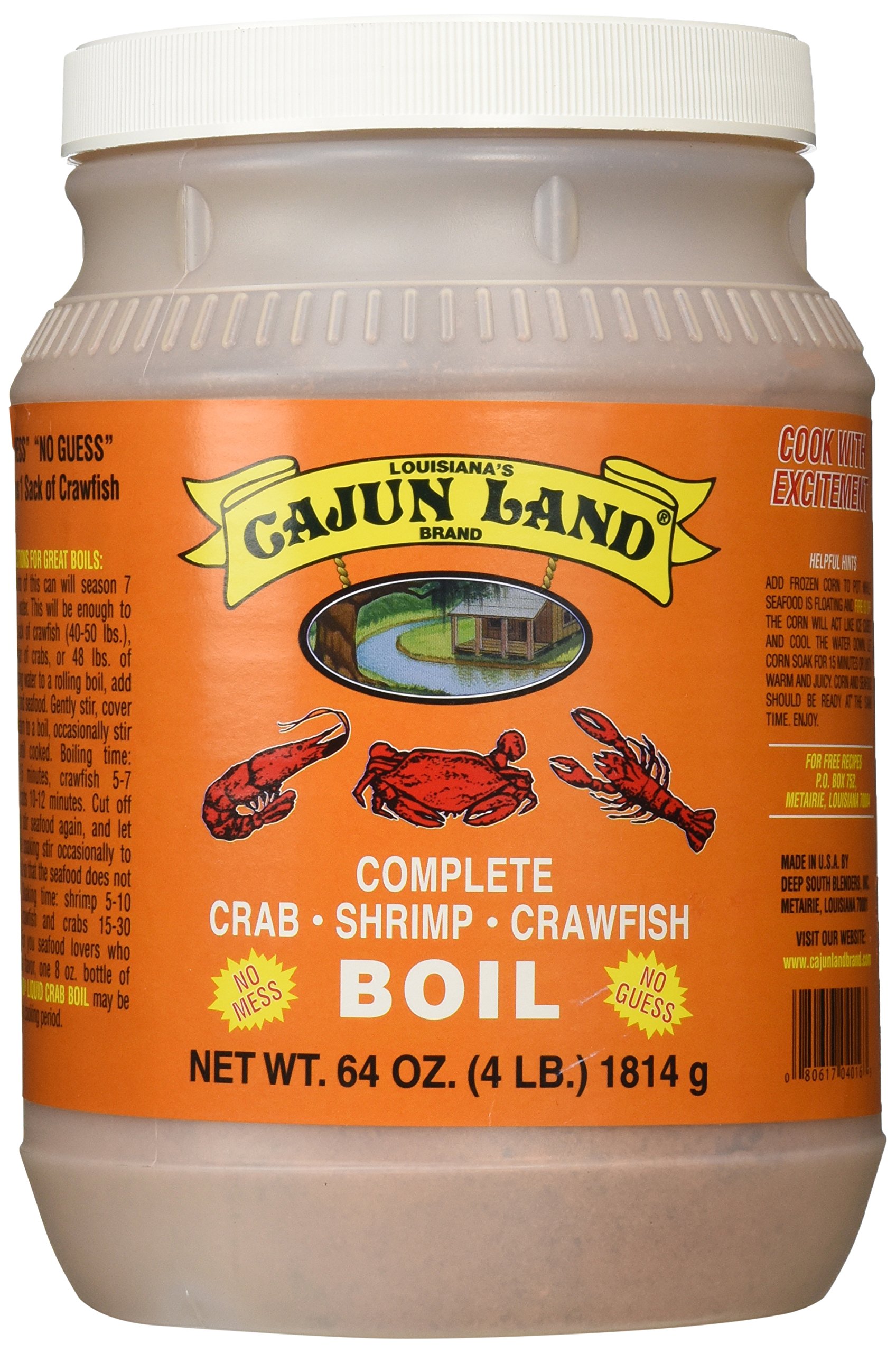 Cajun Land Concentrated Liquid Seafood Boil 16oz Seafood