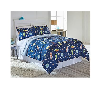 Living Quarters Buzz Space Reversible Microfiber Down Alternative