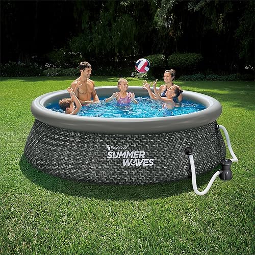 Round Plastic Summer Waves Plastic Kiddie Pool Summer Waves Round