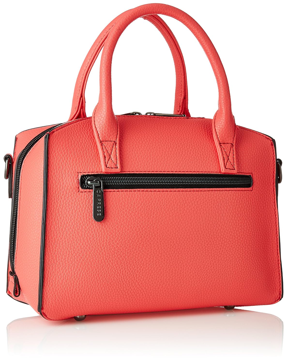 caprese cuba women's satchel (bright coral) ()