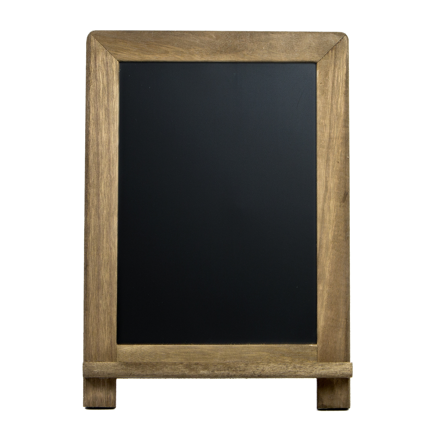Rustic Wooden Framed Standing Chalkboard Sign with NonPorous