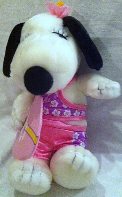 belle snoopy stuffed animal