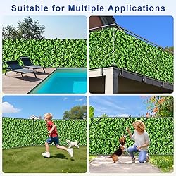 UPGRADE 4'x42'Customized PVC Privacy Fence Screen