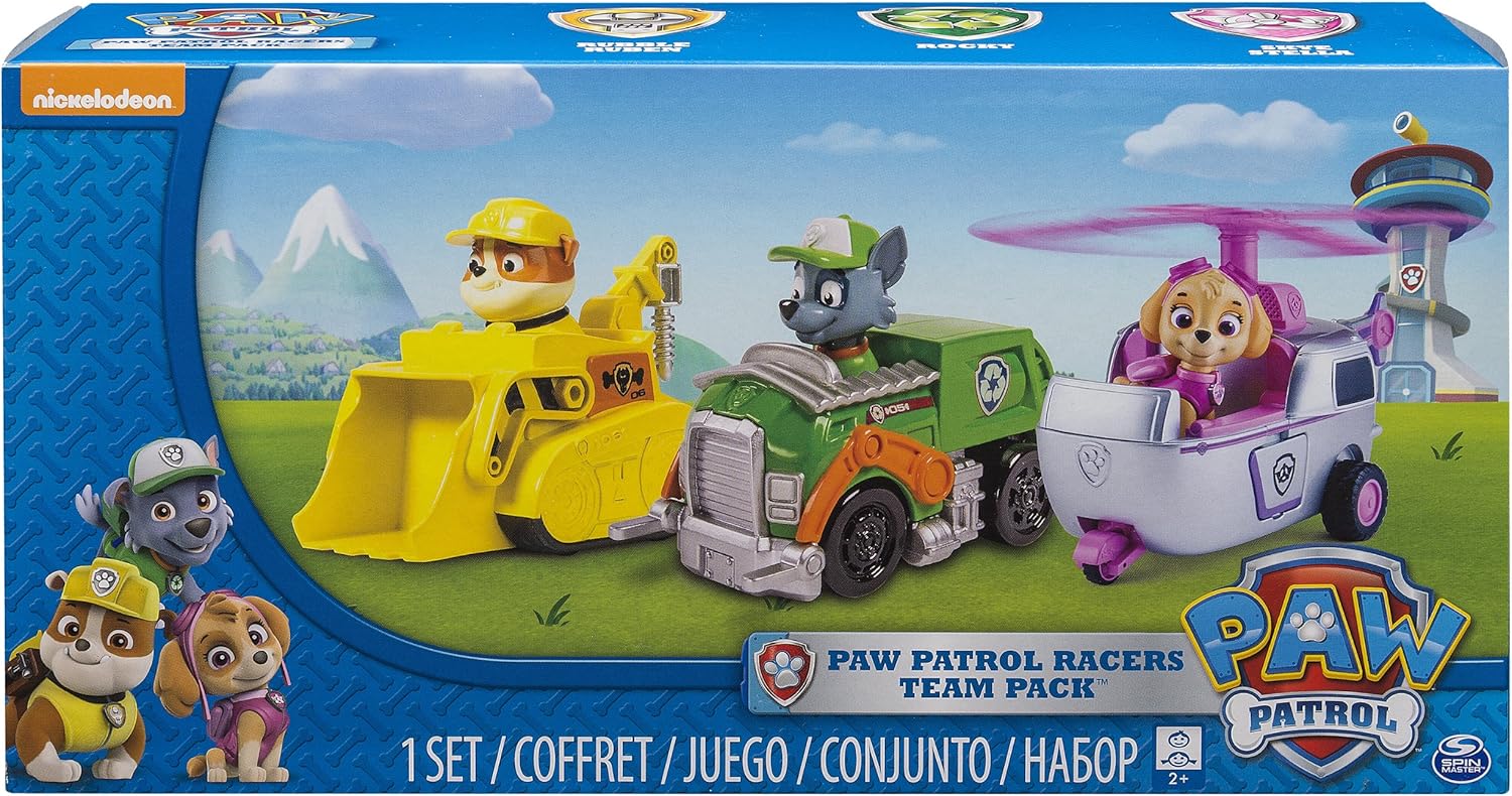 paw patrol racer set