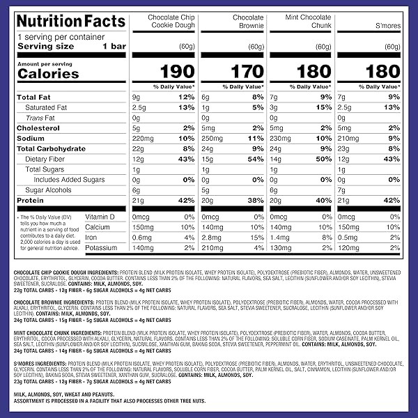 QUEST NUTRITION ULTIMATE VARIETY PACK PROTEIN BARS, HIGH PROTEIN, LOW CARB, GLUTEN FREE, KETO FRIENDLY, 12 COUNT