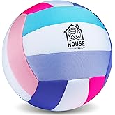 U Scored Sports in The House Soft Indoor Volleyball for Boys & Girls (Ages 3+) – Realistic Feel - Training Ball for Indoor Play - Bring Vball Practice Home - Great Gift for Any Volleyball Player