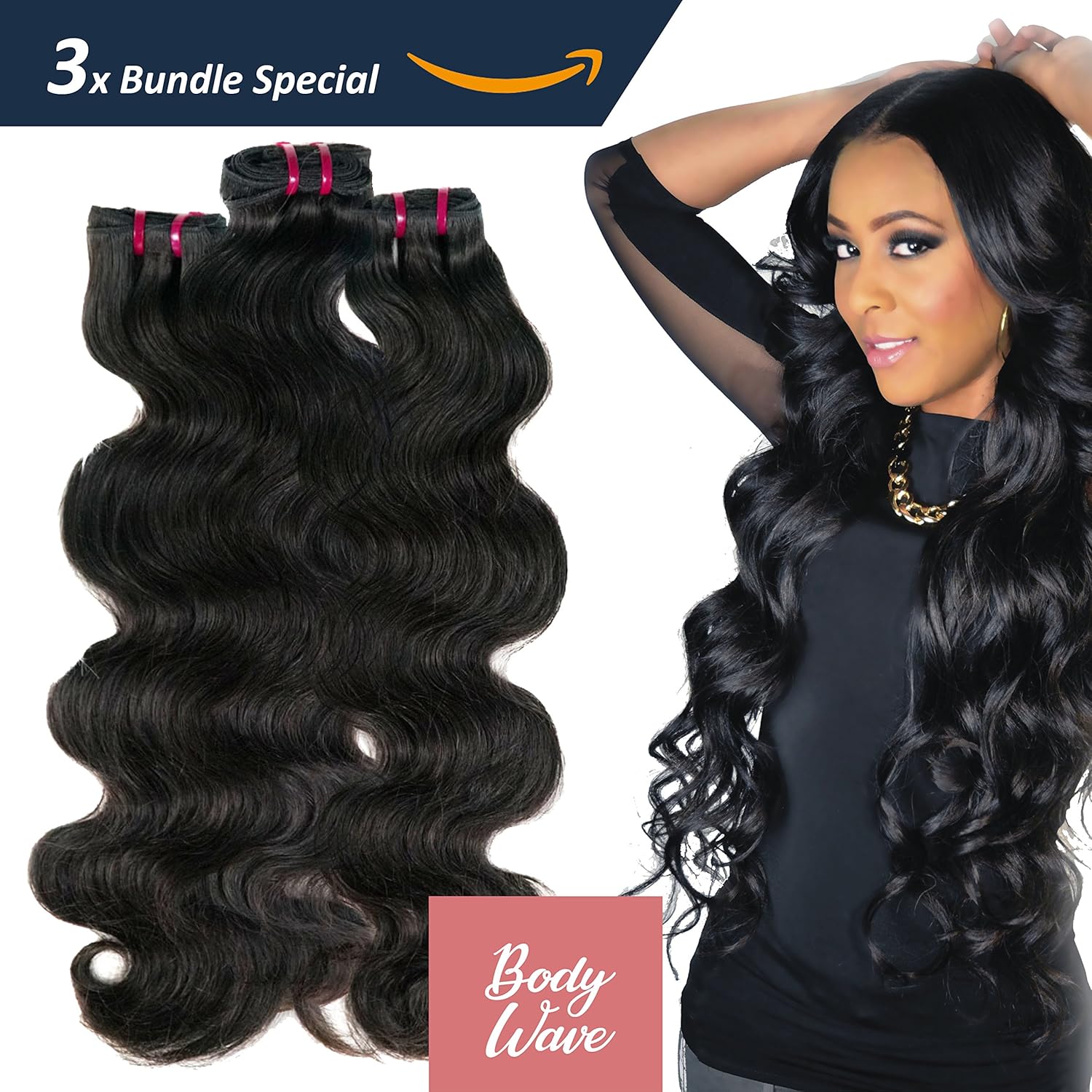 Amazon Com Hair Bundle Deal 10 10 10 Inches Body Wave