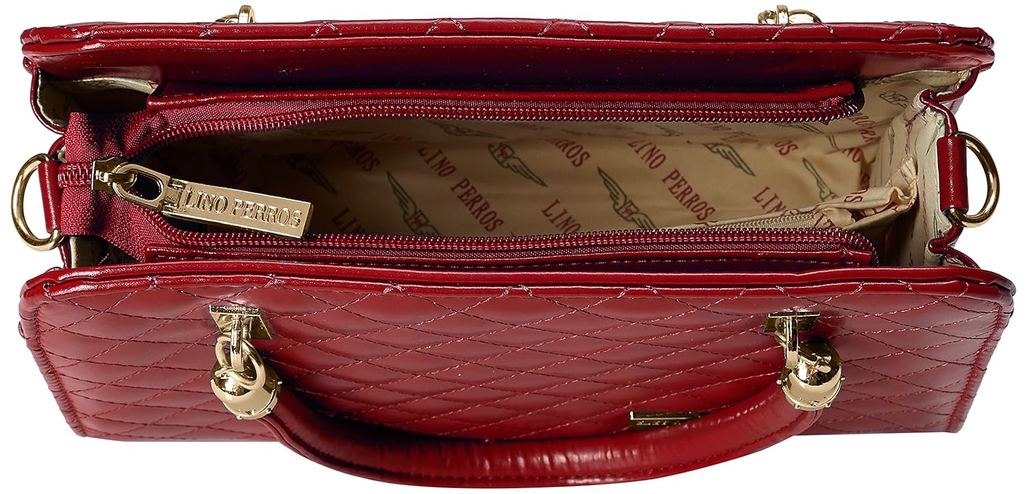 lino perros women's handbag (red)