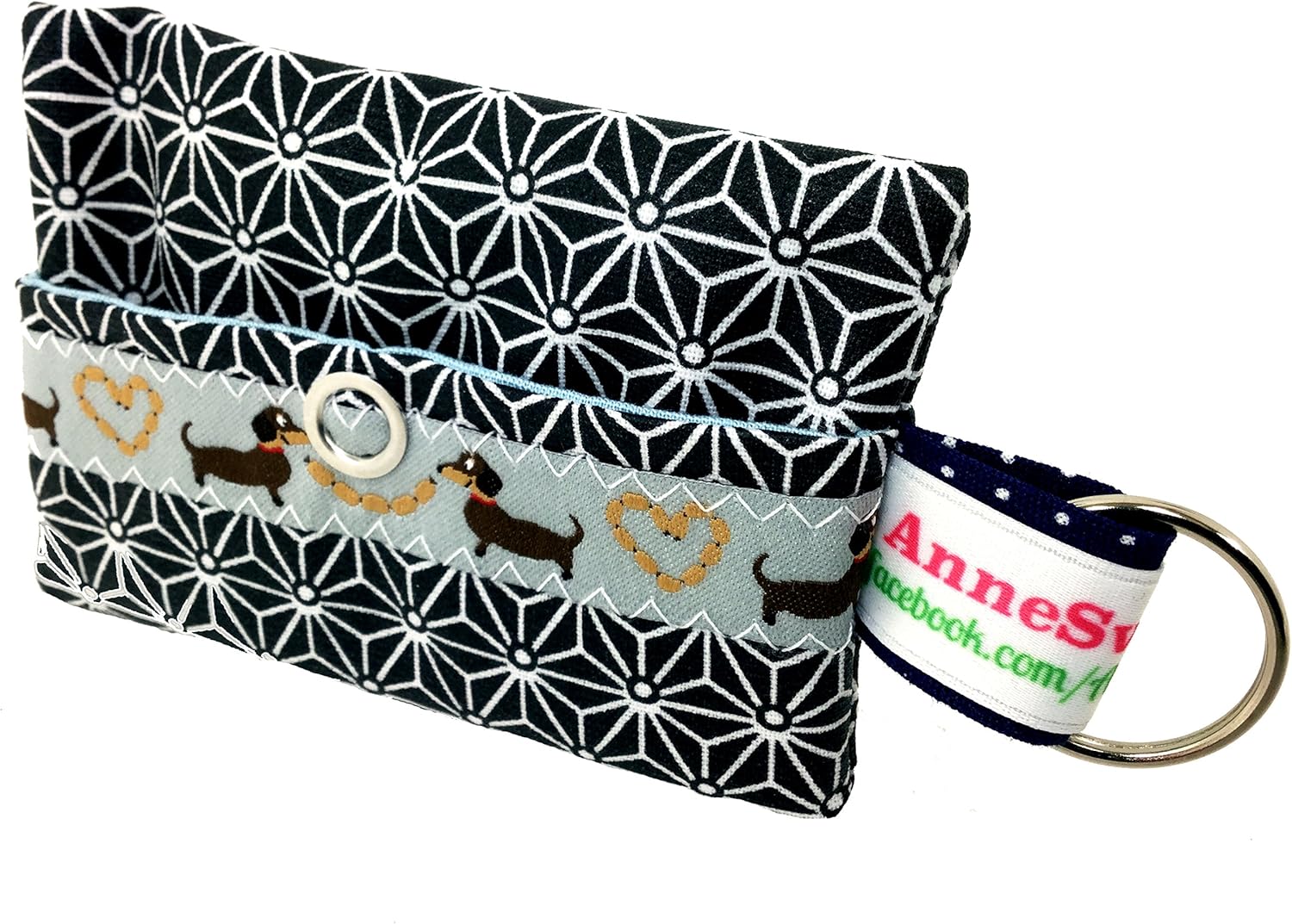 oilcloth dog walking bag