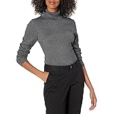Amazon Essentials Womens Classic-Fit Lightweight Long-Sleeve Turtleneck Sweater (Available in Plus Size)