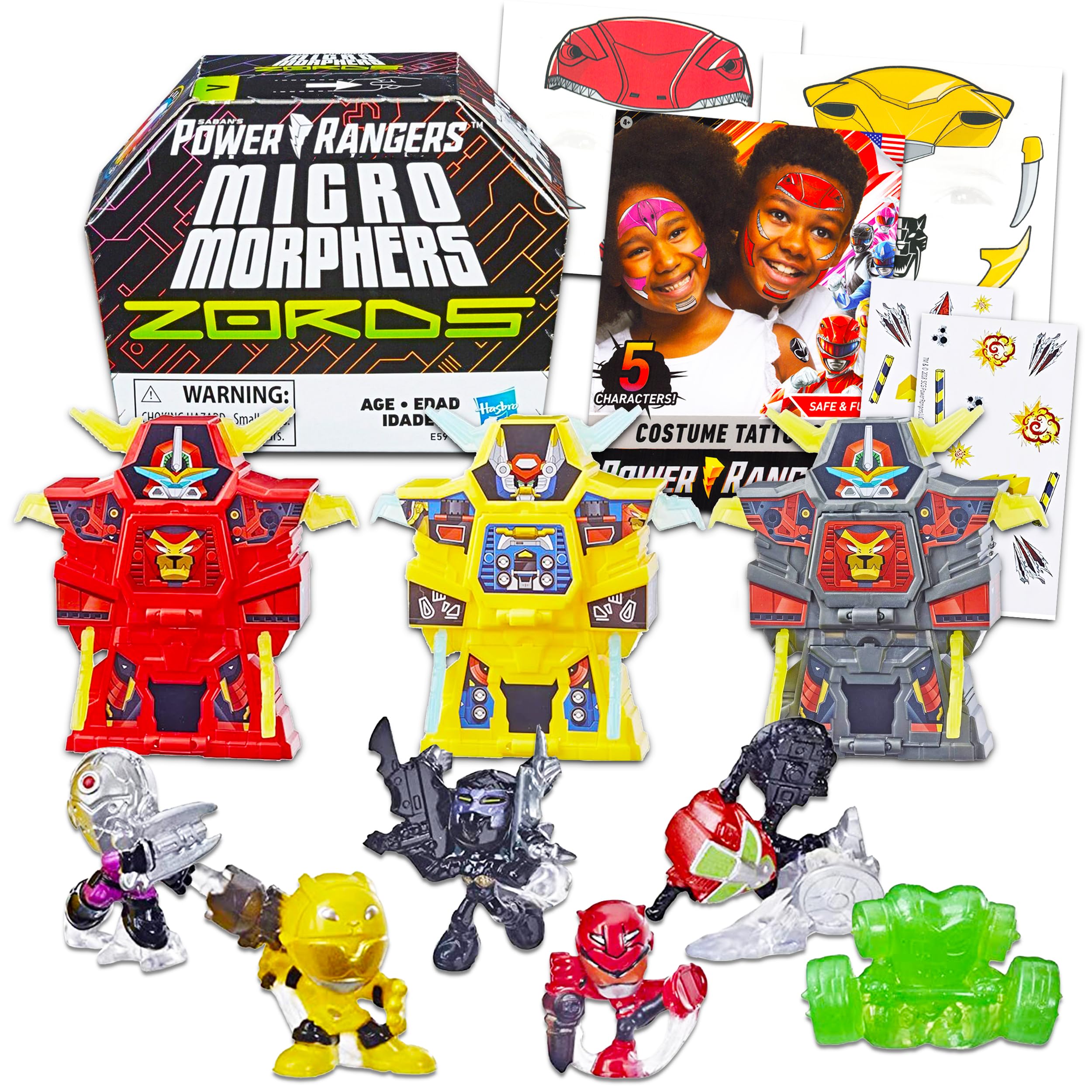Mua Power Rangers Micro Morphers Zords Figures Blind Bag Favors ~ 11 Pc ...