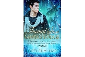 Snowed in at Santa's Lodge: An M/M Mpreg Holiday Shifter Romance (A Reindeer Mate for Christmas)