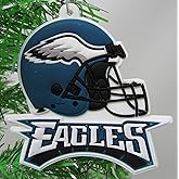 The Birds Football Team Themed Christmas Ornament Set