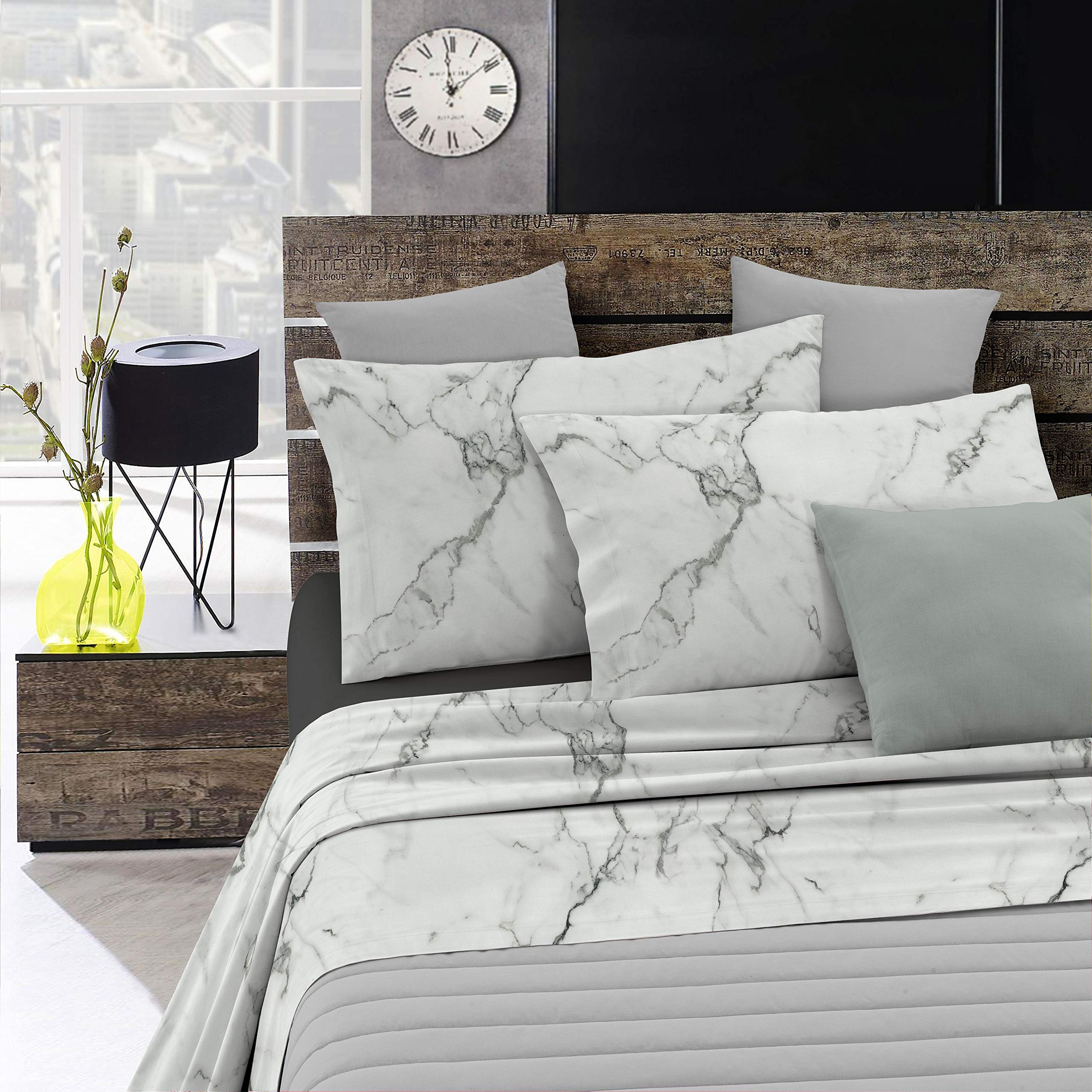 Bed Sheet Set Fashion, Marble, Small Double