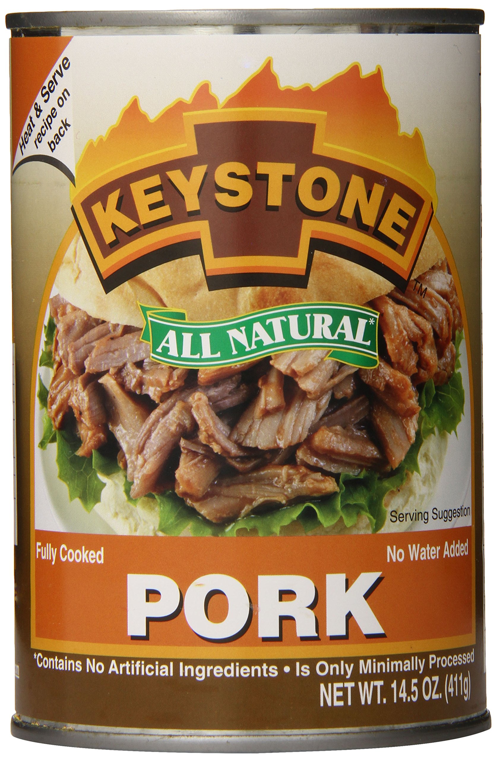 Keystone Meats All Natural Canned Chicken, 14.5 Ounce