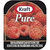 Kraft PURE Raspberry Jam with Pectin (200 x 16 mL Cups)