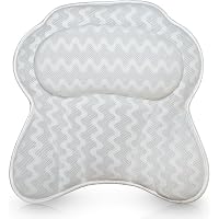 Bath Pillow For Tub, Ergonomic Bath Pillow For Neck, Head & Shoulders