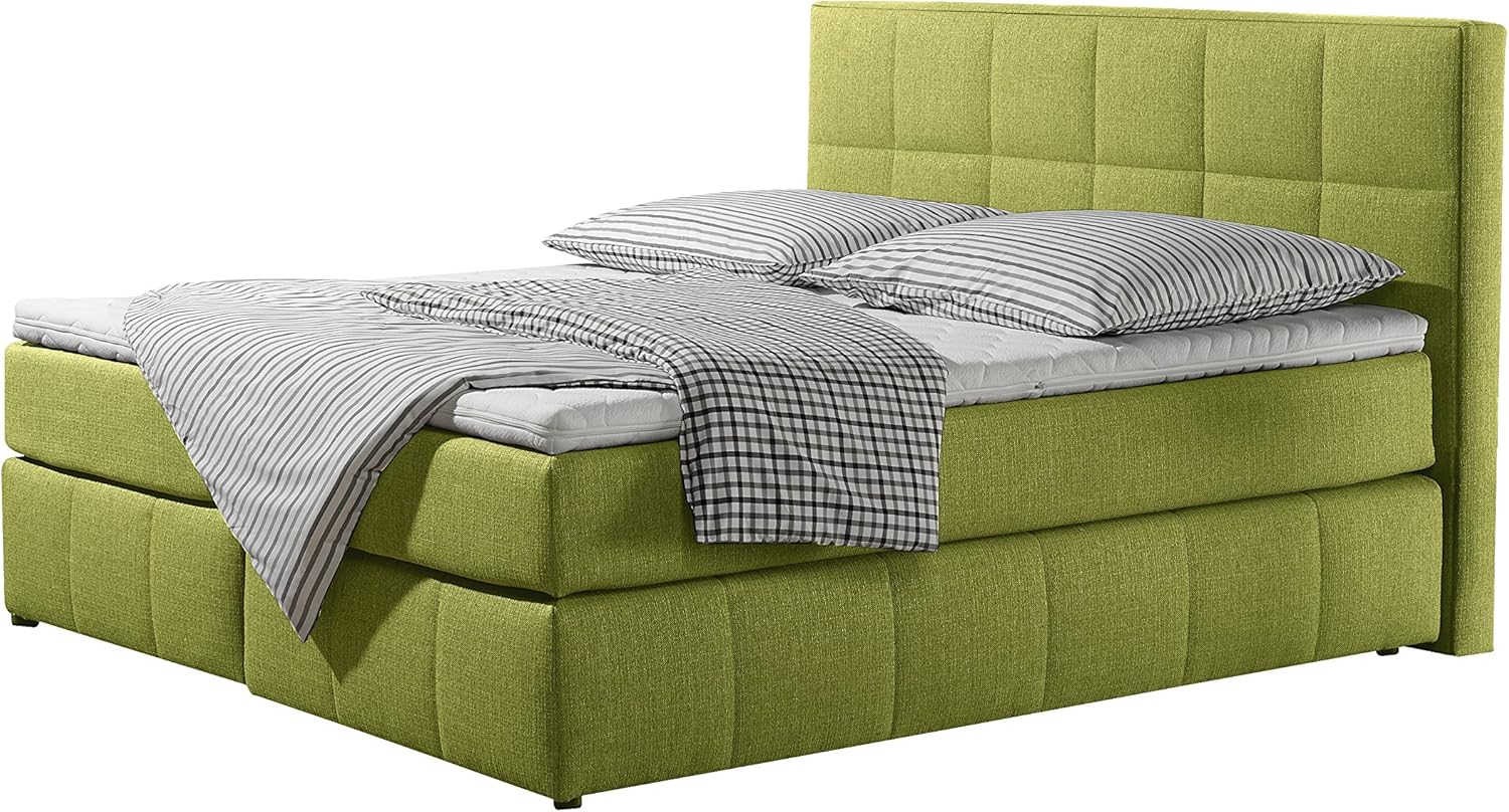Maintal Boxspringbett Casano, 140 x 200 cm, Strukturstoff ...