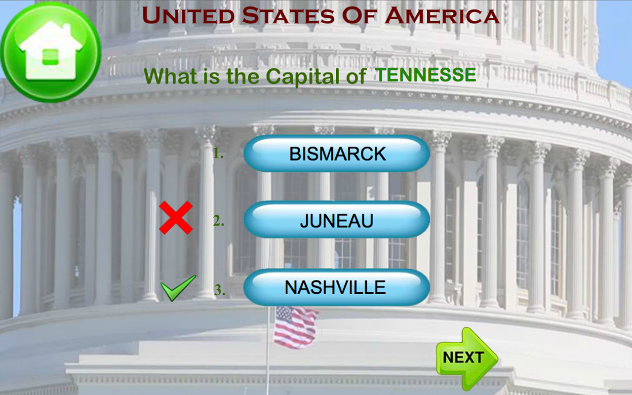 Learn United States of America Capitals Flags Map Puzzles Quiz History Details [Download] - Thumbnail 4
