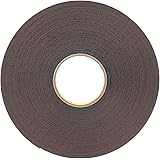 3M VHB Tape 5952 Double-Sided Acrylic Foam Tape - Heavy Duty, Industrial Mounting Tape - 1 inch width x 36 yards length, 45 m