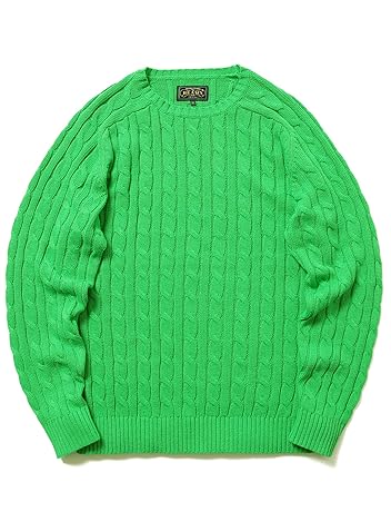 Cotton Cable Crewneck Sweater 11-15-1160-103