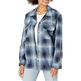 Pendleton Women's Long Sleeve Boyfriend Fit Wool Board Shirt