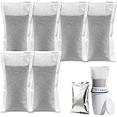 TOGGATH 6-Pack Refillable Water Filters Refills Compatible with Brita Refillable Filter Shell, Fits Brita Water Filtration System, Pitchers & Dispensers, 2 Months Lifespan, 80% Less Plastic