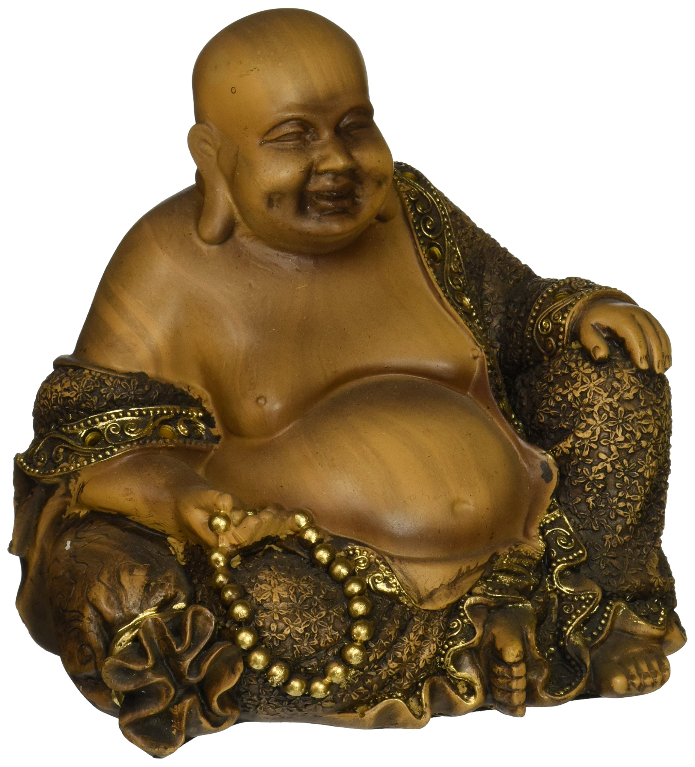 Oriental Furniture 6" Sitting Laughing Buddha Statue Buy Online in