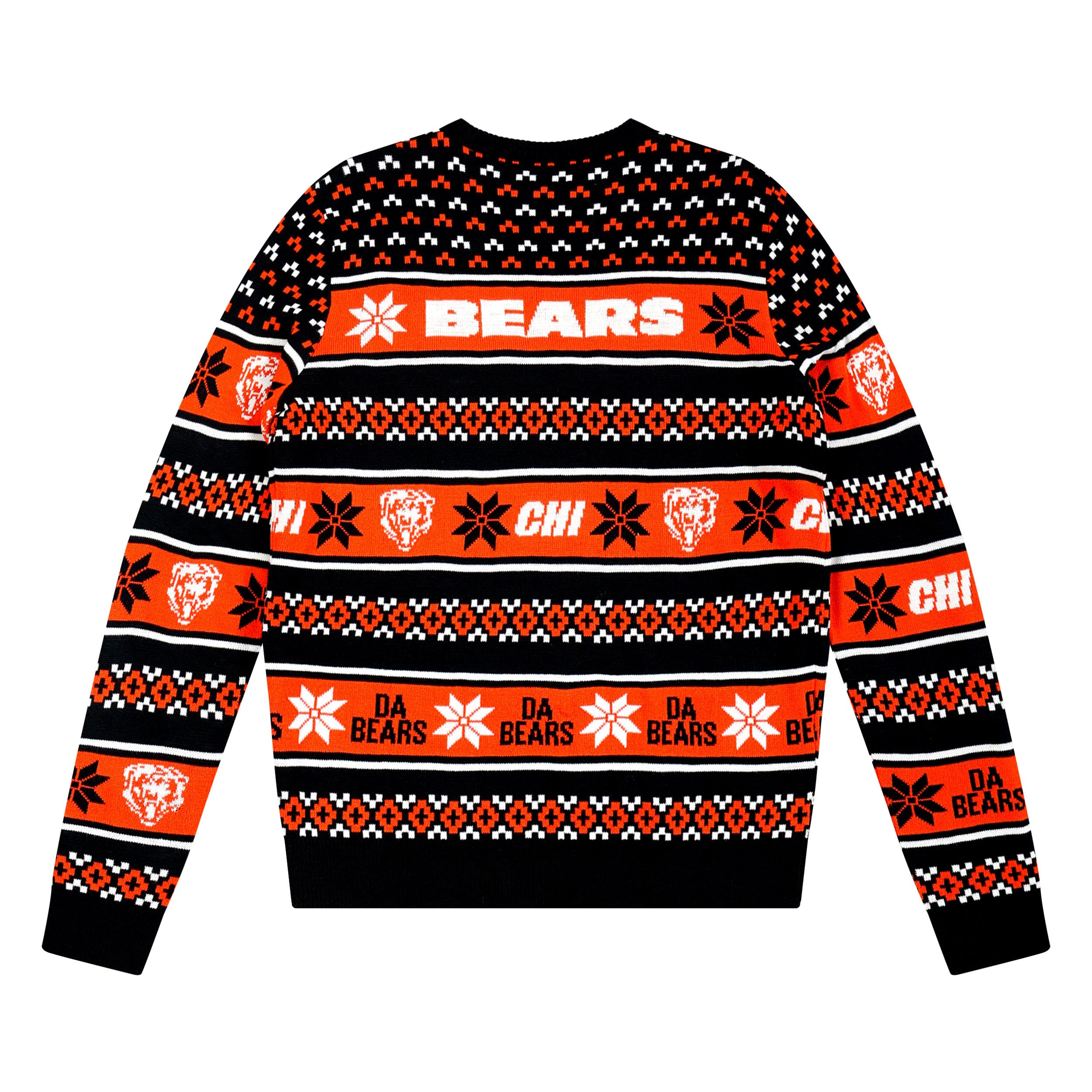 FOCO Standard NFL Big Logo Ugly Sweater, Team Color