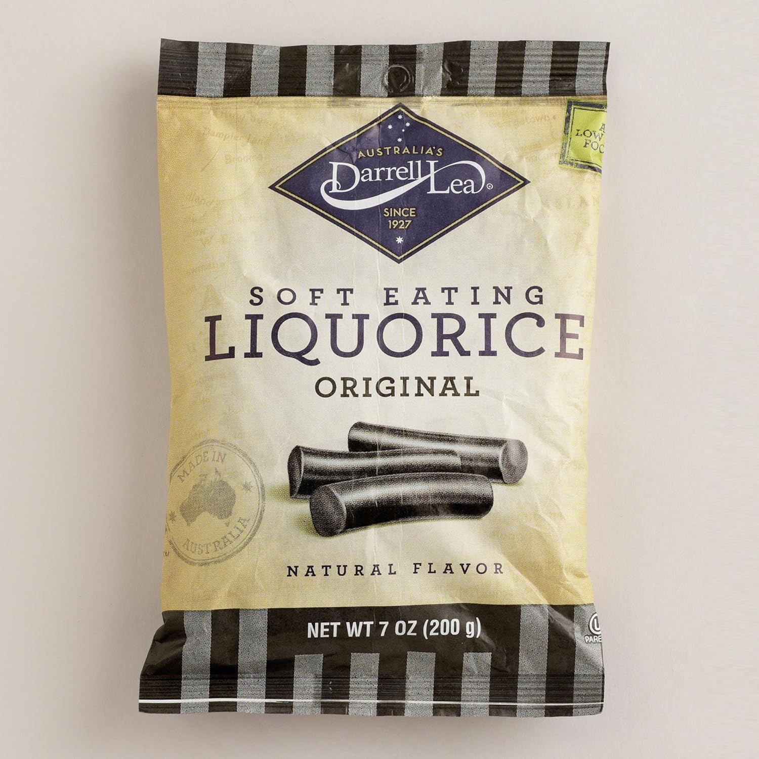 Darrell Lea Original Black Licorice 7 oz (Pack of 3) Grocery & Gourmet Food