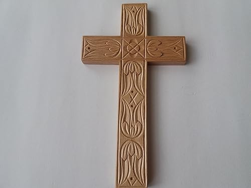 Amazon Com Handcarved Handmade 8 26x4 72 Wooden Cross Religious