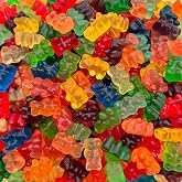 Gummy Bears, Assorted Fruit Flavored Candy, 1 Lb Bag | Chewy Candy for Goodie Bags, Gifting, Buffets, and Dessert Decorating
