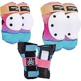 Triple Eight Saver Series 3-Pack Pad Set&ndash; Ideal for Skateboarding, In-line Skating, Roller Skating, and Biking