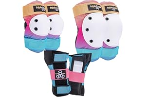 Triple Eight Saver Series 3-Pack Pad Set– Ideal for Skateboarding, In-line Skating, Roller Skating, and Biking