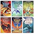 Wings of Fire Graphic Novel 1-6 Books Collection: 1. The Dragonet Prophecy, 2. The Lost Heir 3, . The Hidden Kingdom, 4. The Dark Secret, 5. The brightest Night, 6. Moon Rising