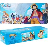 One Piece Gaming Desk Mat for Teens, Adults, 31.5 x 13.8&rdquo; Non-Slip Surface, Anime Mouse Pad, Desk Decor, Gaming Mousepad, Gifts for Gamers (Multi One Piece)