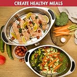 Magimix Multifunctional Electric Food Steamer 12.2L 2 Tiers Digital Display view 7
