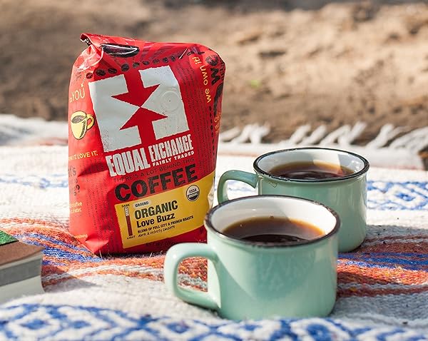 EQUAL EXCHANGE ORGANIC GROUND COFFEE, FRENCH ROAST BAG, 10 OUNCE (PACK OF 1)