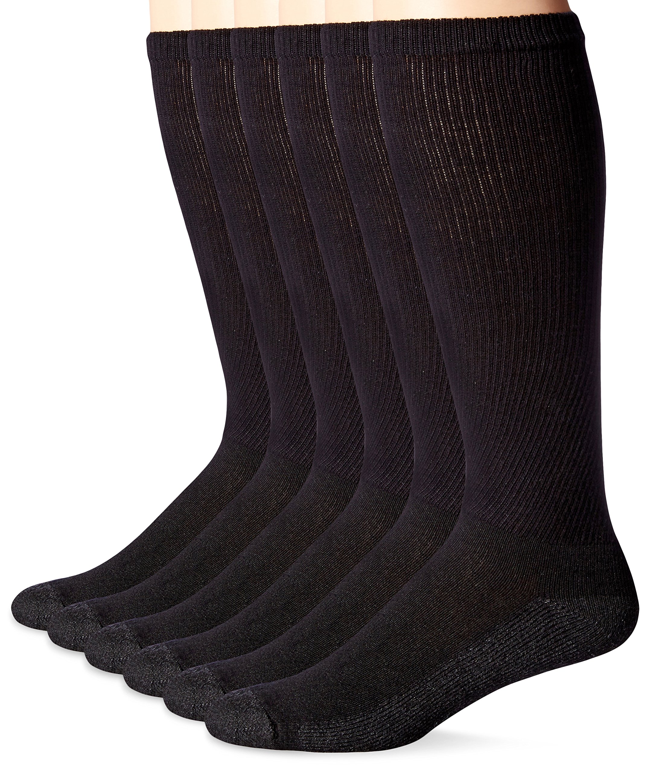 Hanes Men's FreshIQ ComfortBlend OverTheCalf Socks (Pack of 6... Free