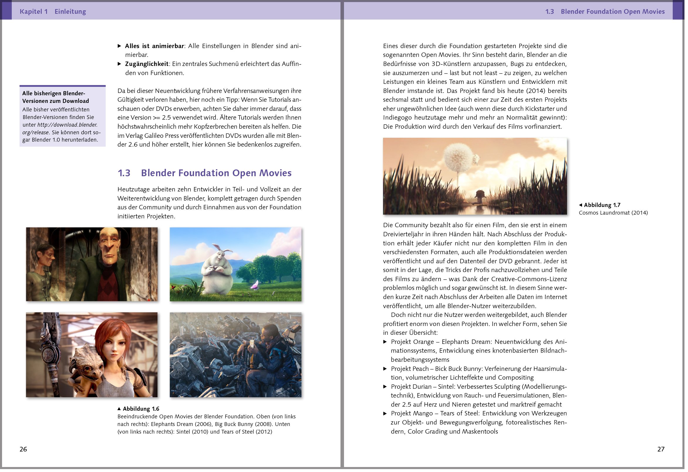 Blender 2 7 Das umfassende Handbuch – Das zuverlässige Nachschlagewerk mit allen Werkzeugen Funktionen und Techniken Galileo Design Amazon Thomas